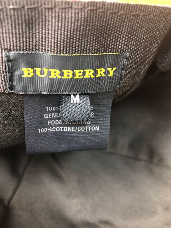 ブランド帽子内部構造